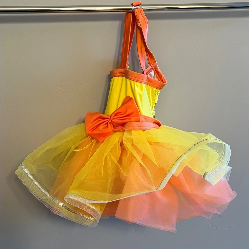Yellow and Orange Sequin Tutu Costume